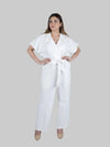 Pearl White Jumpsuit